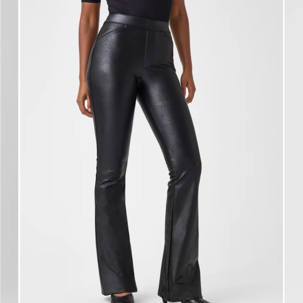 COPY - Spanx Faux Leather pants sz XS petite in black